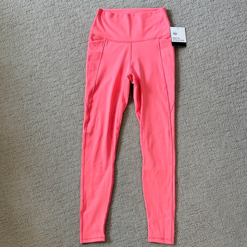 Senita Athletics Bright Pink Leggings